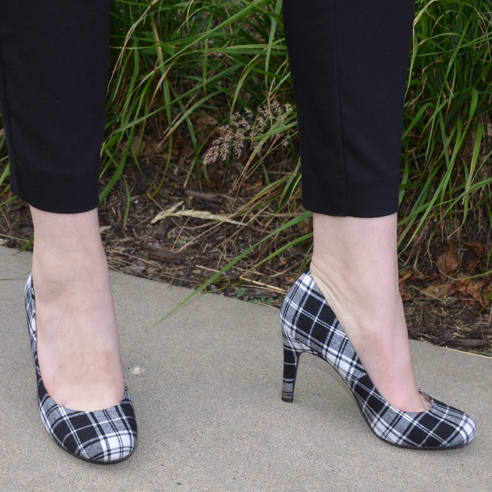 Kelly & Katie Plaid Heels